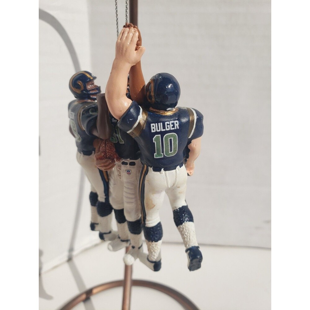 Greatest Show On Turf St Louis Rams Christmas NFL Ornament Holt Burger Jackson - Picture 5 of 13